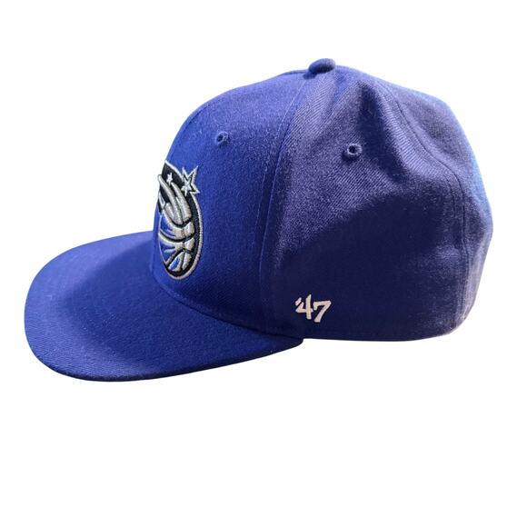 '47 Brand Orlando Magic Captain Snapback Cap, Wool Blend Blue/Black, NBA, NWOT - Picture 2 of 5